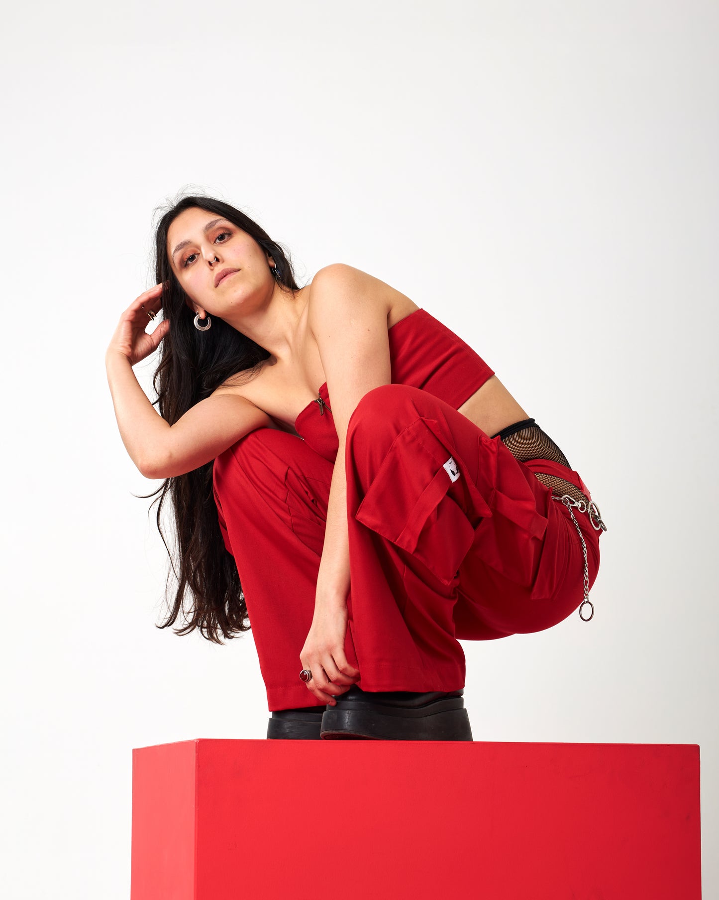 THE RED SUIT-Cargo pants