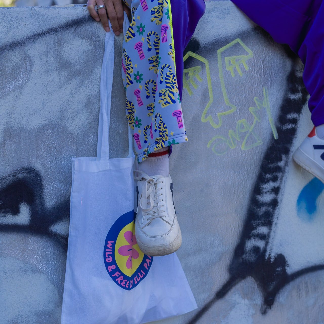 Wild+Free Tote Bag-Flower