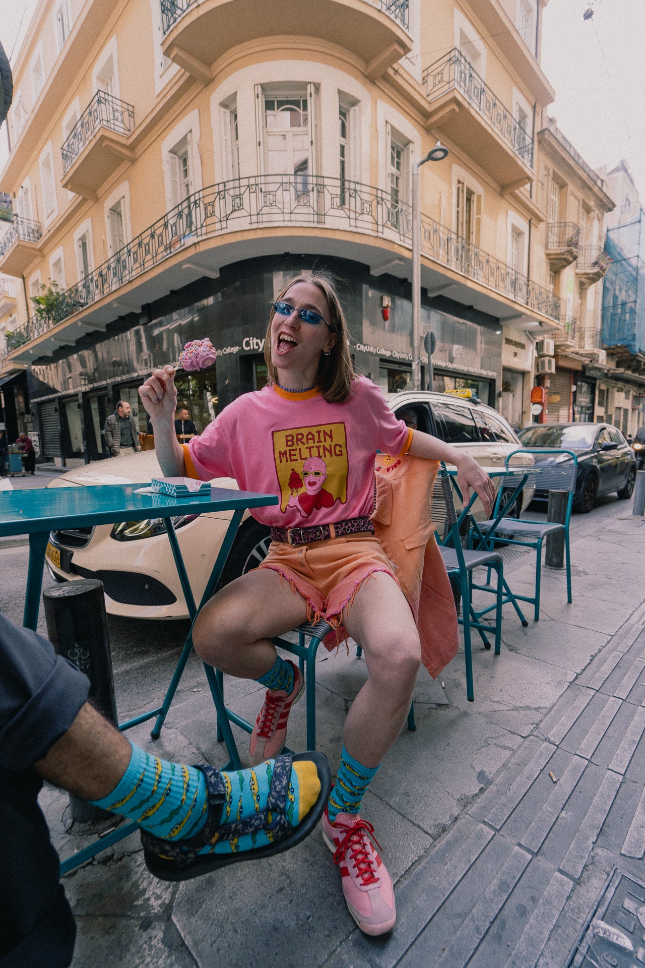 BRAIN MELTING orange T-Shirt