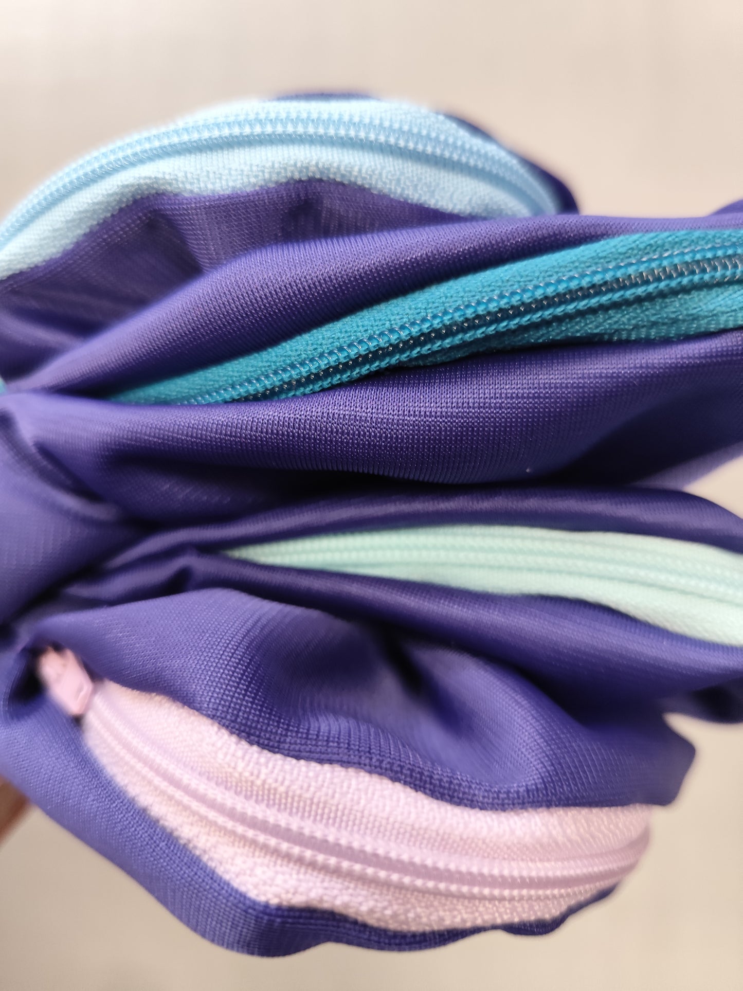 Scrunchie-Zipper Purple