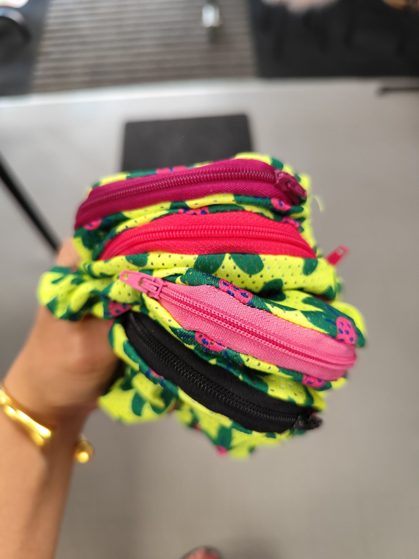 Scrunchie-Zipper FLOWERS