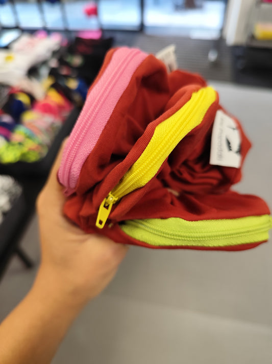 Scrunchie-Zipper Spicy pumpkin