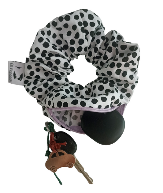 Scrunchie-Zipper Dots