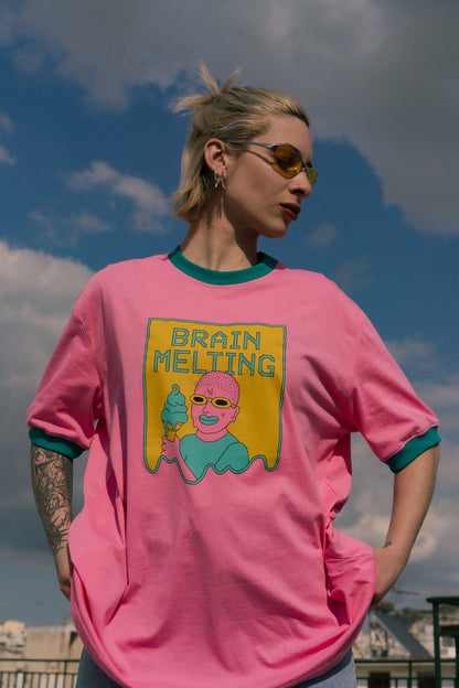 BRAIN MELTING turquoise T-Shirt
