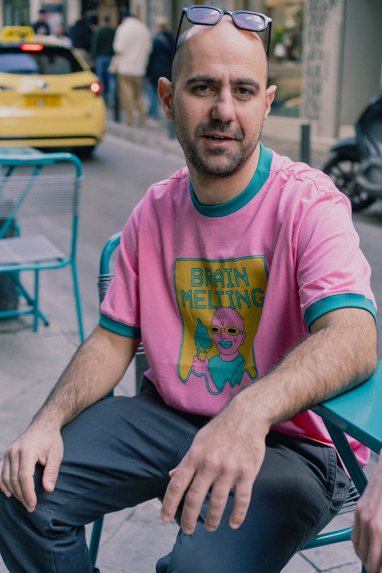 BRAIN MELTING turquoise T-Shirt