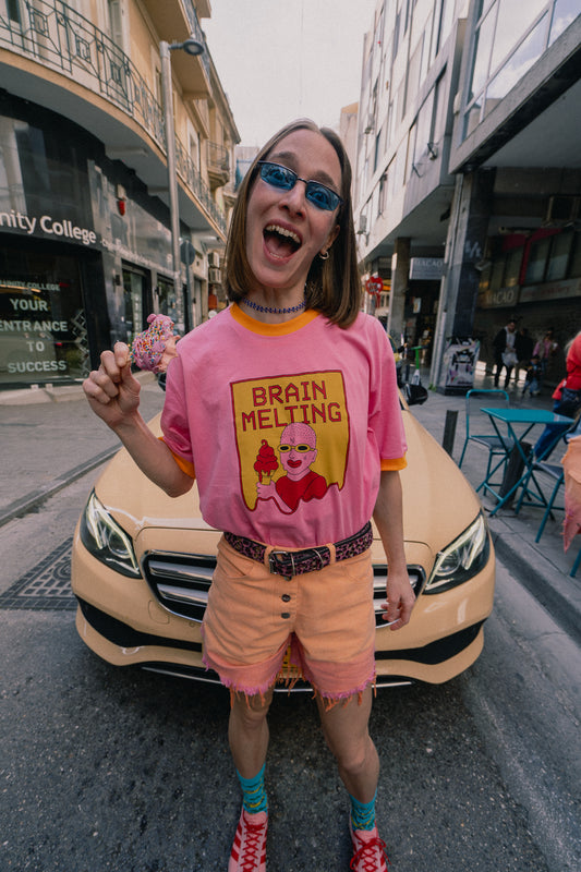 BRAIN MELTING orange T-Shirt