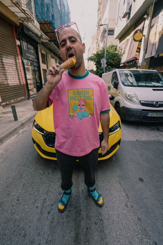BRAIN MELTING turquoise T-Shirt
