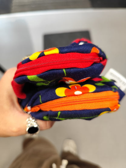 Scrunchie-Zipper Flowers