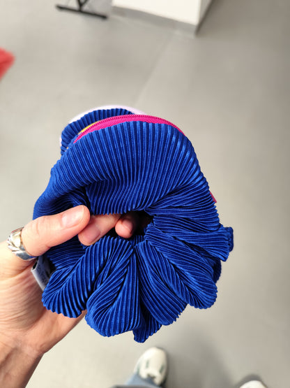 Scrunchie-Zipper Blue