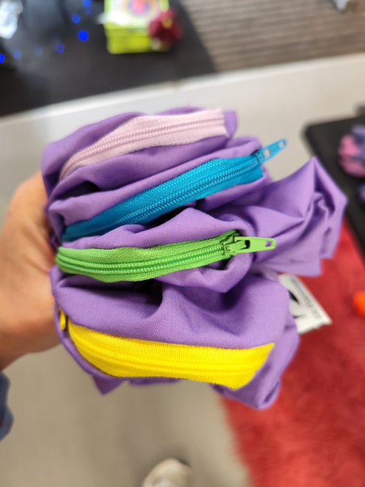 Scrunchie-Zipper Lilac