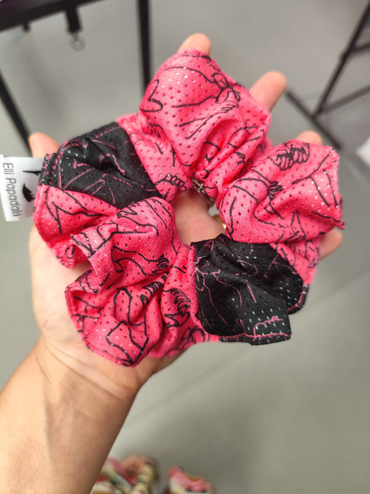 Scrunchie BOLD Agape (BLACK/FUCHSIA)